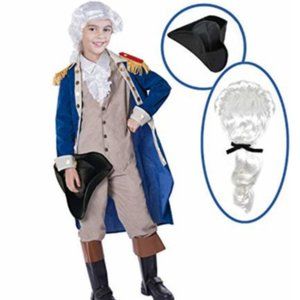 NEW Kids/Child/Boys President George Washington Halloween Costume - XL
